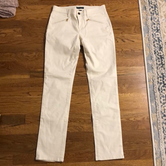 Ralph Lauren Ivory Pants size 2 - Picture 1 of 4